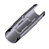 Omega platform tubes, pyrolytically coated, pk.10