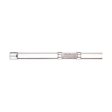 Agilent Single Gooseneck Precision Split Liner with Wool, 4.0mm ID,  6.3 x 78.5mm, deactivated, pk.5