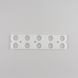 Plate, 13mm test tube, for 10-Port SPE Vacuum Manifold, ea.