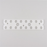 Plate, 16mm test tube, for 16-Port SPE Vacuum Manifold, ea.