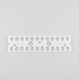 Plate, 24mm test tube, for 24-Port SPE Vacuum Manifold, ea.