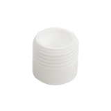 Safety-Adapter, PTFE, PP28 (female) to GL45 (male), ea.