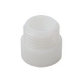 Safety-Adapter, PP, GL38 (female) to GL45 (male), ea.