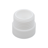 Safety-Adapter, PTFE, GL40 (female) to GL45 (male), ea.