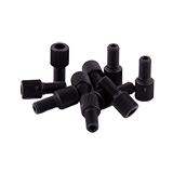 Nut, BLACK, 1/16" OD Tubing for BGB Safety & Waste Caps, pk.10