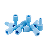 Nut, BLUE, 1/16" OD Tubing for BGB Safety & Waste Caps, pk.10