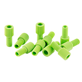 Nut, GREEN, 1/16" OD Tubing for BGB Safety & Waste Caps, pk.10