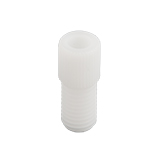 Nut, WHITE, 3/16" OD Tubing for BGB Safety & Waste Caps, ea.