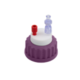 Safety-Cap GL45, Purple, 1x Tubing Port, ea.