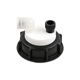 Safety-Cap S60 for Prep HPLC, 1x 1/4"-Tubing Port, ea.