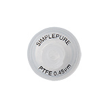 13mm Syringe Filter, PTFE Hydrophobic, Nonsterile, Pore Size 0.45µm, pk.100