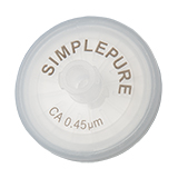 25mm Syringe Filter, Cellulose Acetate (CA), Nonsterile, Pore Size 0.45µm, pk.100