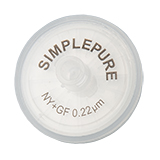 25mm Syringe Filter, Nylon 66 with GMF, Nonsterile, Pore Size 0.22µm, pk.100