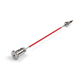 Needle Seat Assembly, PEEK, 0.12mm ID, Comparable to OEM G7129-87012, ea.