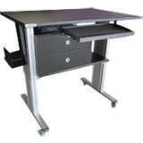 Elevating IonLC-Desk W120 x D80cm, max weight 160Kg, ea.