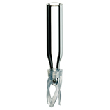 0.1ml Conical Glass Insert wit Plastic Spring, 29 x 5.7mm, pk.1000 - Silanized