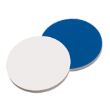 8mm Septa Silicone/PTFE (dark blue/white), 45° shore A, 1.3mm, pk.1000