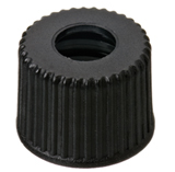 8-425 Screw Cap (black) with 5.5mm hole, pk.1000
