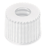 8-425 Screw Cap (white) with 5.5mm hole, pk.1000
