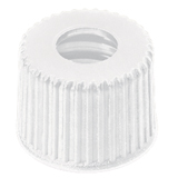 8-425 Screw Cap (white) with 5.5mm hole, pk.1000