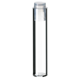 1ml Shell Vial (clear) incl. PE-Plug, 35 x 7.8mm, pk.1000 - for ALCOTT