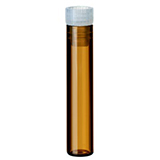 1ml Shell Vial (amber) incl. PE-Plug, 40 x 8.2mm (without insertion barrier)