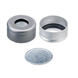 11mm Crimp Cap (silver) with Septa Aluminum only (sealed by O-ring), 0.06mm, pk.1000