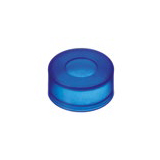 Push On Cap (blue) with thinned penetration area, pk.1000