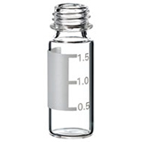 1.5ml Short Thread SureStop™ Vial 32 x 11.6mm (clear), with overwind-barrier, label & filling lines, pk.1000