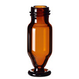 1.0ml Short Thread Vial 32 x 11.6mm, (amber), conical, with round glass foot, pk.1000