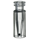 0.2ml Crimp/Snap Neck TopSert Vial 32 x 11.6mm (clear) with integrated insert, pk.1000