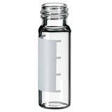 4ml Screw Vial 45 x 14.7mm (clear) with label and filling lines, pk.1000
