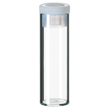 4ml Shell Vial (clear) incl. PE-Plug, 44.6 x 14.65mm, pk.1000