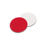 17.5mm Septa Silicone/PTFE (white/red), 45° shore A, 1.3mm, pk.1000