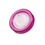 17mm HPLC Syringe Filter (purple), 0.2µm Nylon (PA), Hydrophilic, pk.100