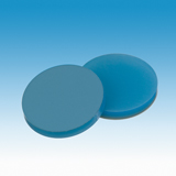 20mm Septa Silicone/PTFE (blue transparent/transparent), 45° shore A, 3.0mm, pk.1000