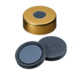 ND20 Magnetic Crimp Cap (8mm hole) with Septa Pharma-Fix (Butyl/PTFE), 50° shore A, 3.0mm, pk.1000
