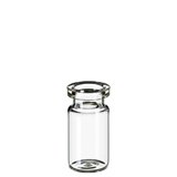 5ml Crimp Neck Vial (clear) 38 x 20mm, pk.1000 - Flat Bottom