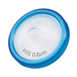 30mm HPLC Syringe Filter (blue), 0.2µm PTFE with Glass Fiber Prefilter, Hydrophobic, pk.100