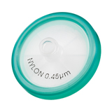 30mm HPLC Syringe Filter (green), 0.45µm Nylon (PA) with Glass Fiber Prefilter, Hydrophilic, pk.100