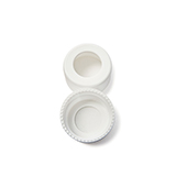 24-400 Open Top PP Screw Cap (white), without Septum, pk. 100