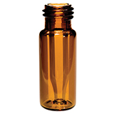 0.35ml Target DP Wide Opening Screw Vial 32x12mm (amber) with integrated insert - Base Bonded, pk.100