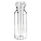 0.24ml Target DP Wide Opening Screw Vial 32x12mm (clear) with label, integrated insert - Base Bonded, pk.100