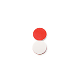 13mm Septum Red PTFE/White Silicone (1.5mm thick), pk.100