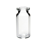20mm 10ml Headspace Crimp Vial 46x23mm (clear), with Square Rim, pk.1000