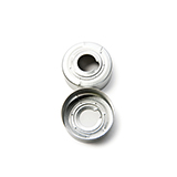 20mm Aluminum Pressure Release Crimp Cap (silver), 7.5mm hole, without Septum, pk.1000