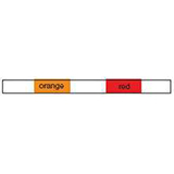 0.19 MM ID ORANGE/RED FLARED PVC PKG. 12