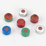 PTFE GREEN SEPTA CAPS, 11 MM/100 PK