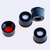 8 MM PTFE/SIL BLK CAP VIAL PKG.100