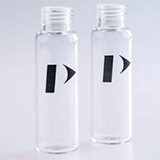 20 ML HS CLEAR SCREW TOP VIALS, PKG. 100